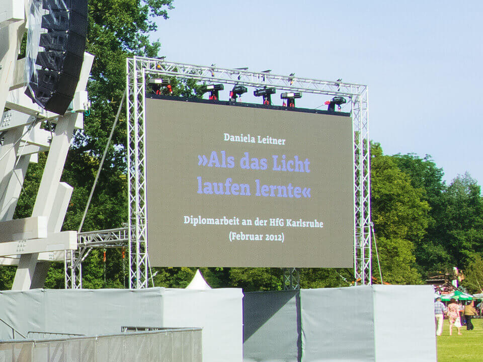 Wissenschaftsfestival Effekte Karlsruhe | Vortrag Daniela Leitner | Als das Licht laufen lernte